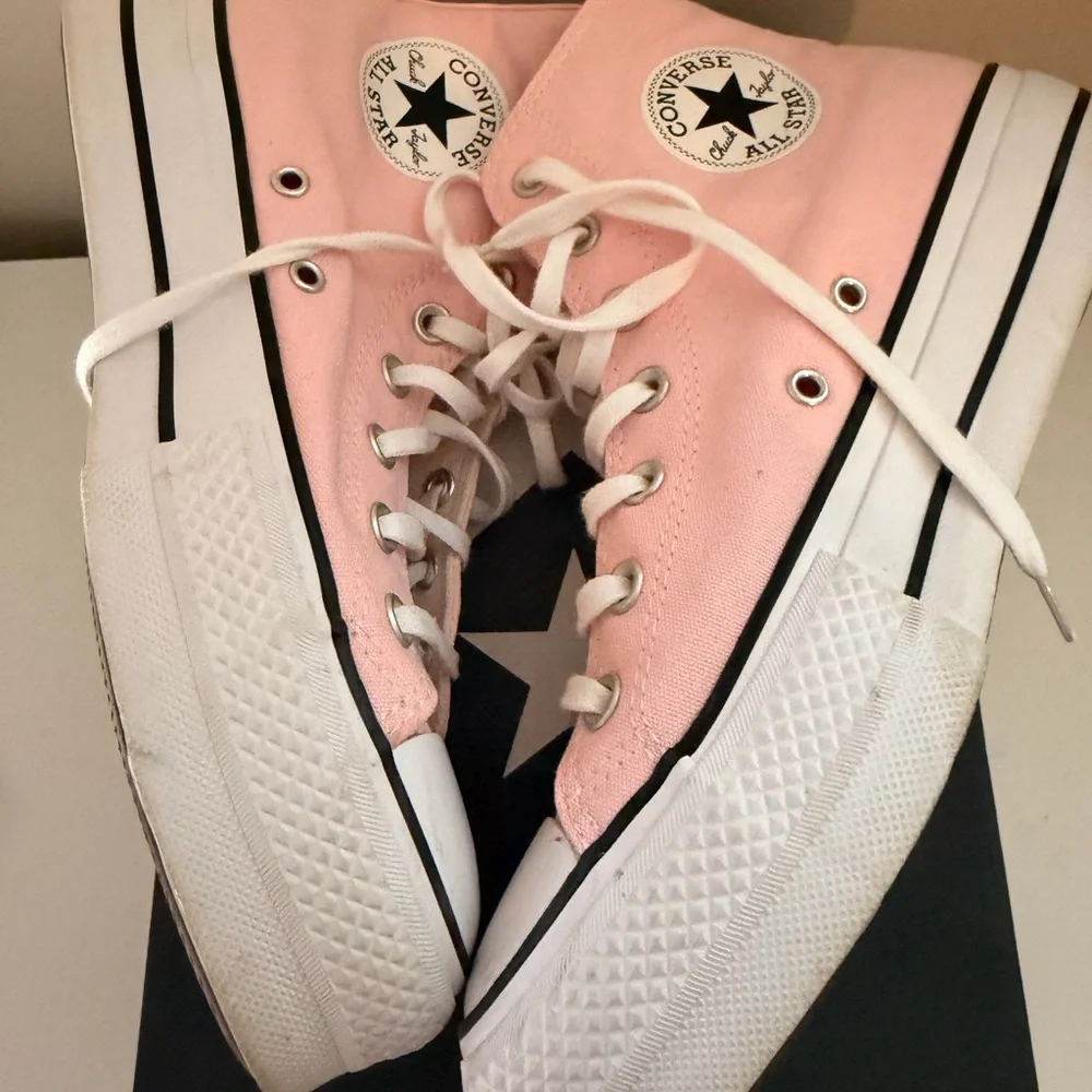 Converse Pink High-Top Sneakers - Picture 3 of 7